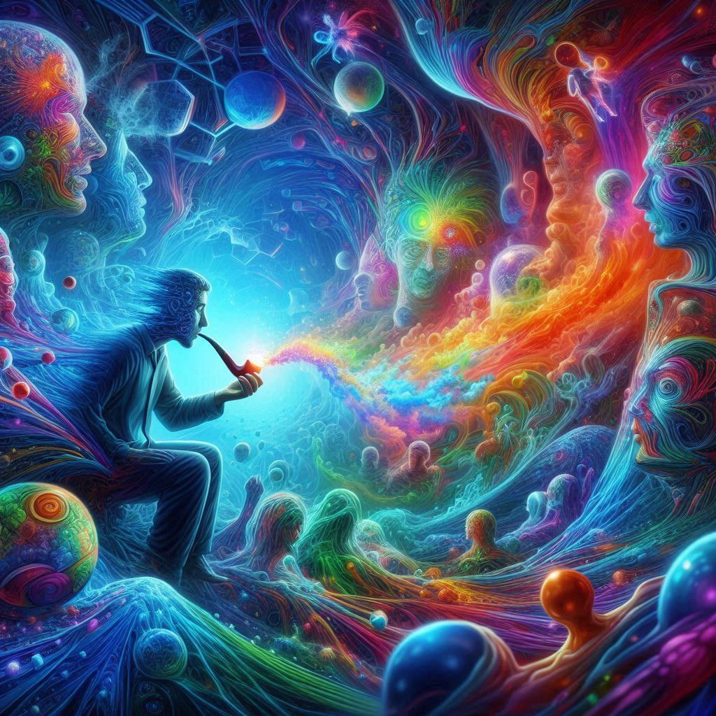 ДМТ, ФЛУП, Риталин, ТГК - Синестезия как язык Бога Алхимии